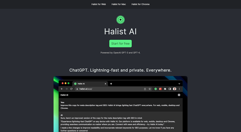 Halist Browser Ai