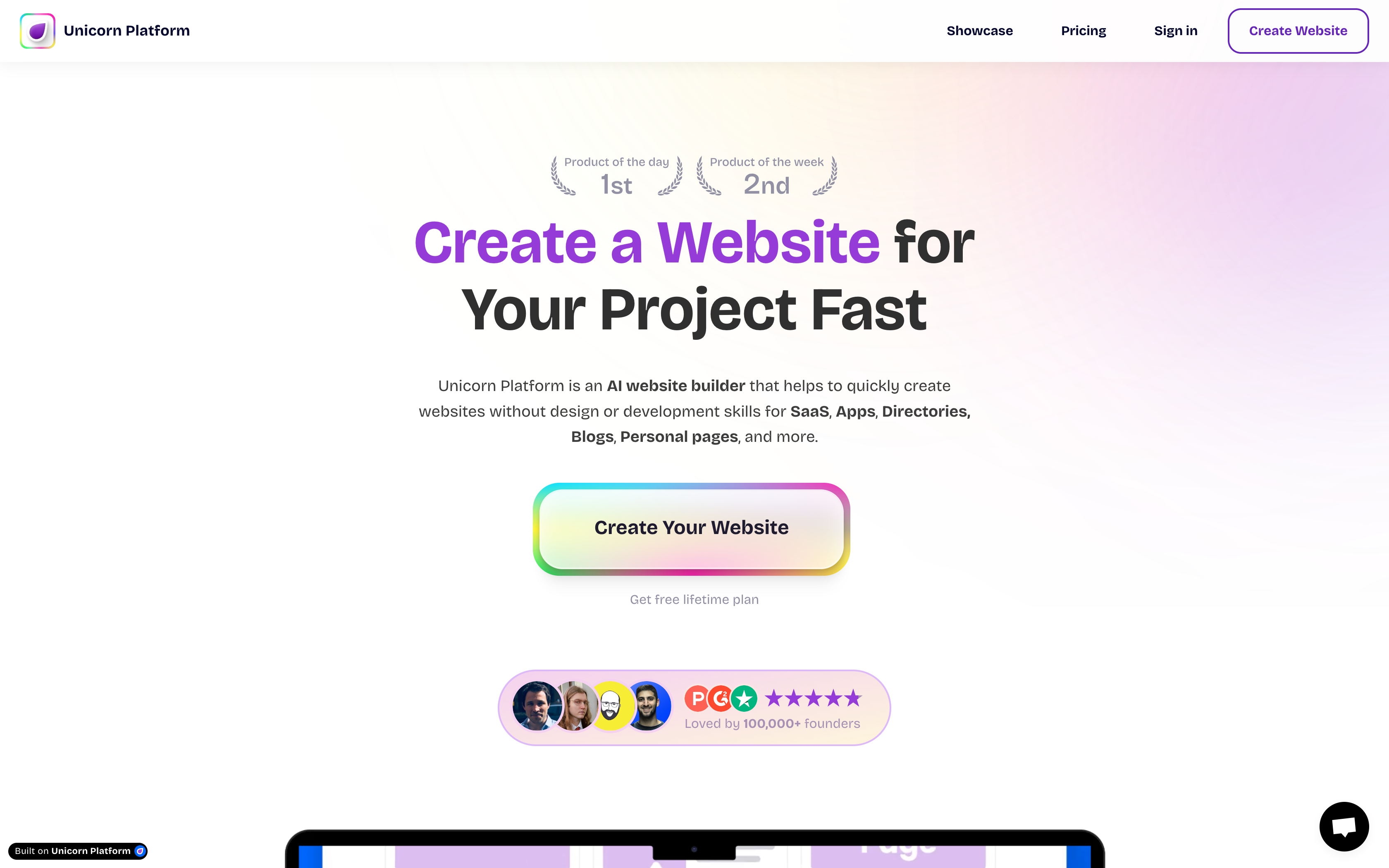 Build Smart, Build Fast with AI Website Creation