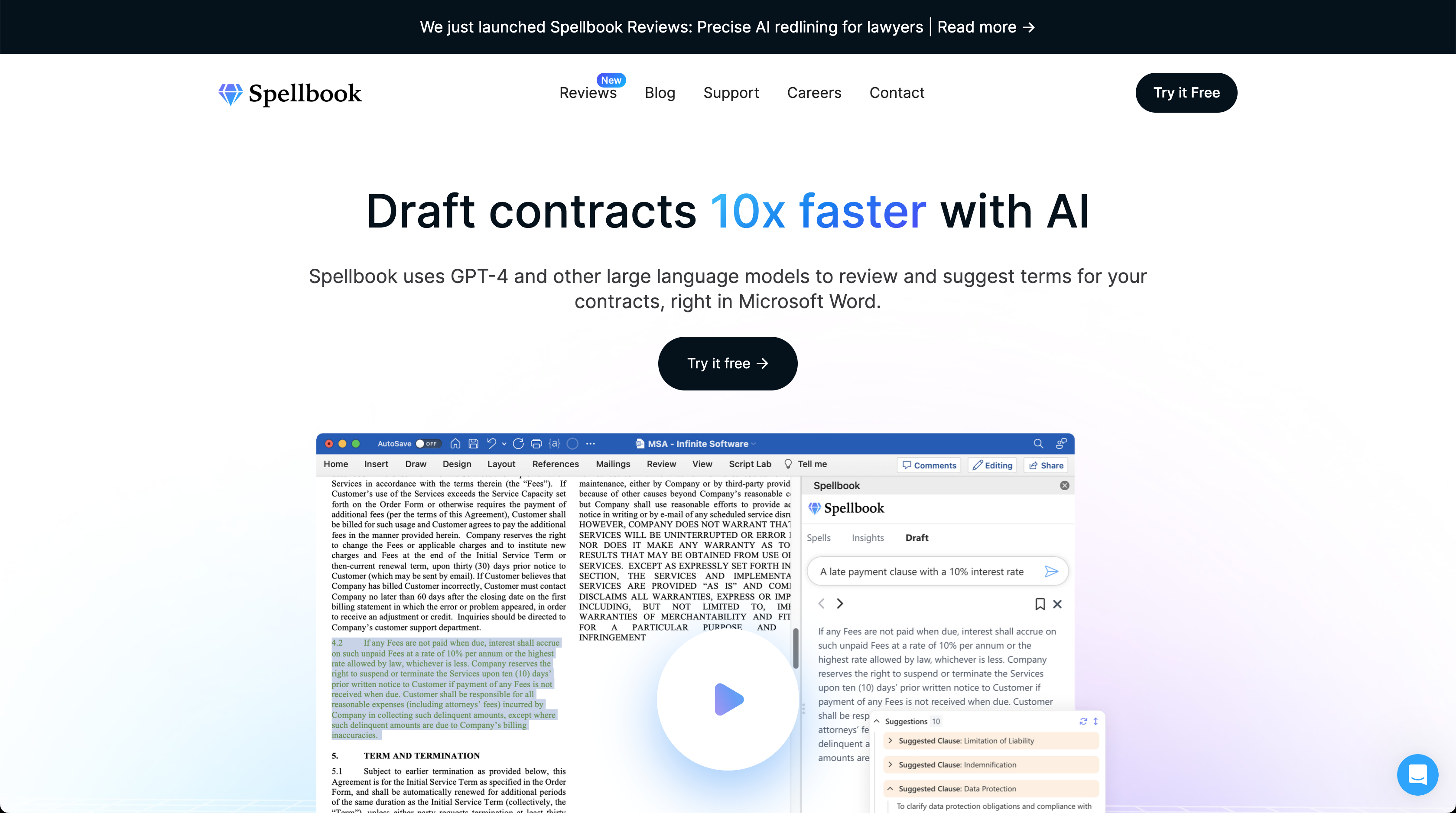 Speed Up Contract Drafting with Precision AI