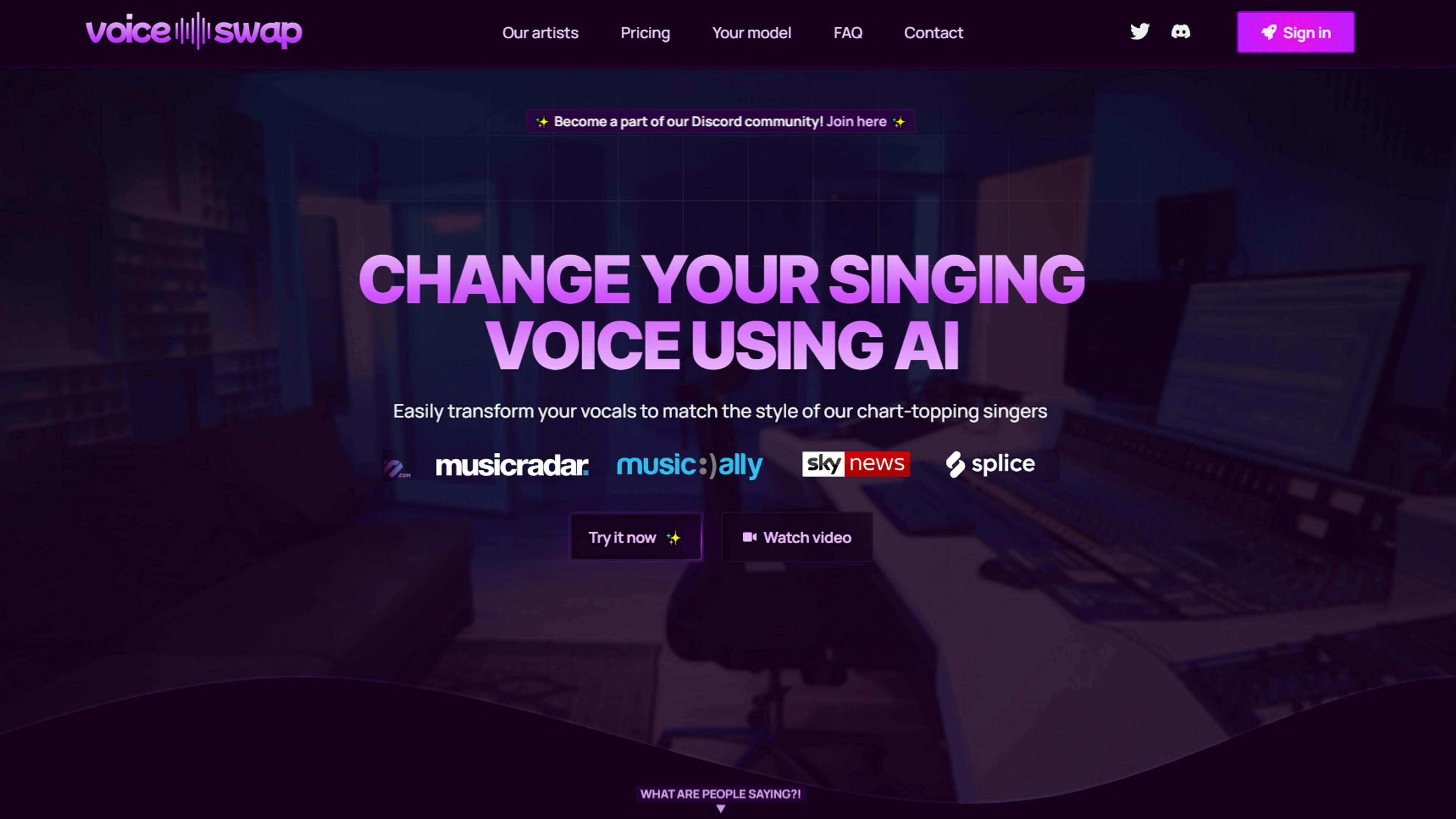 Transform your tunes, swap voices with ease