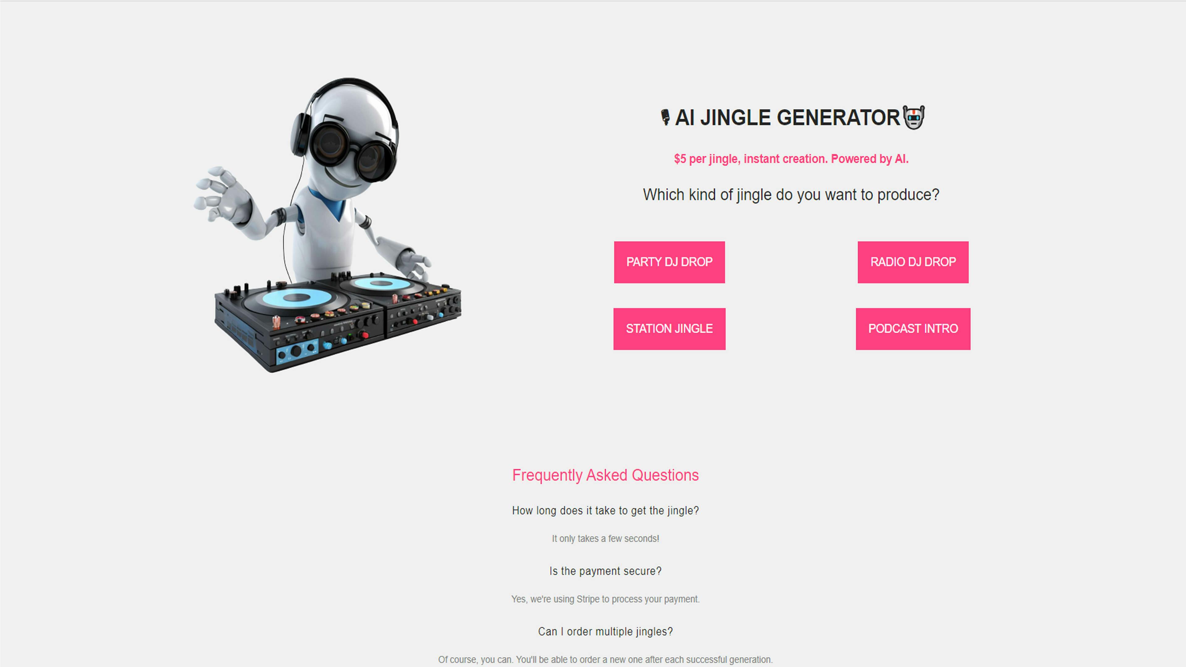 Harmonize your brand with AI jingles.