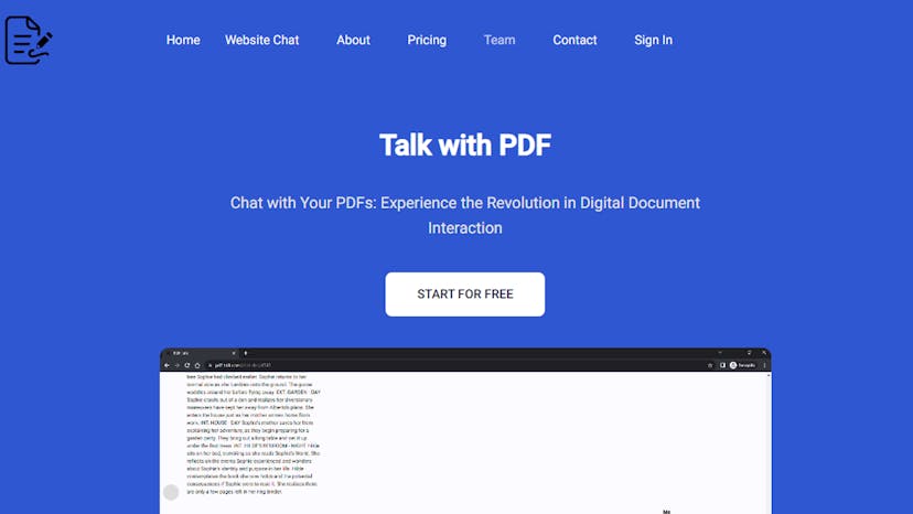 PDF Talk