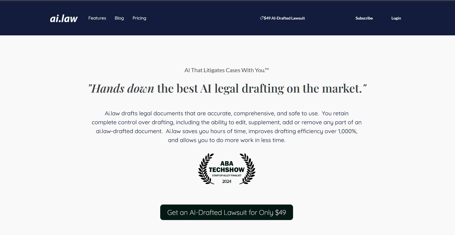 Your AI Partner in Streamlined Legal Drafting