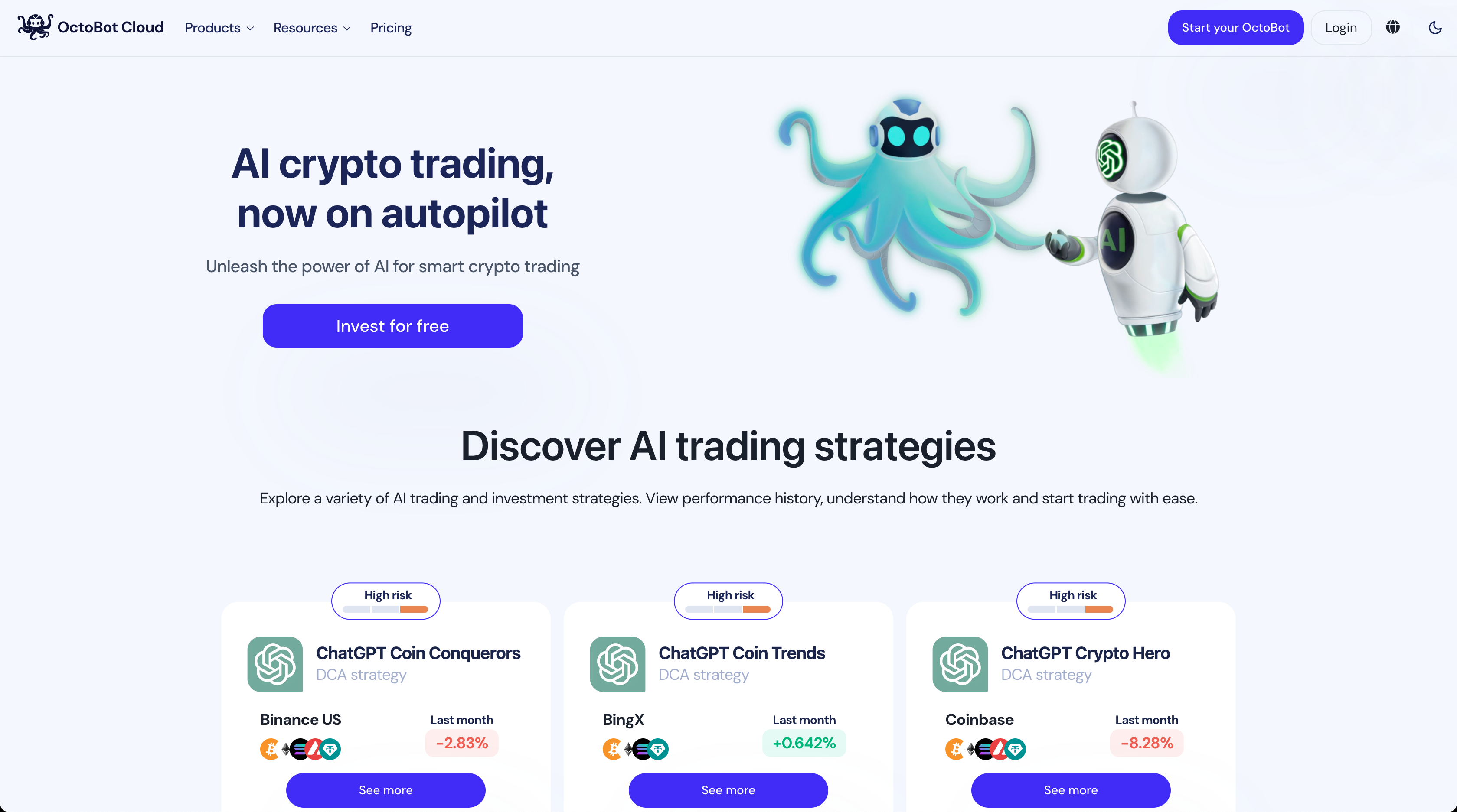 OctoBot AI trading bot