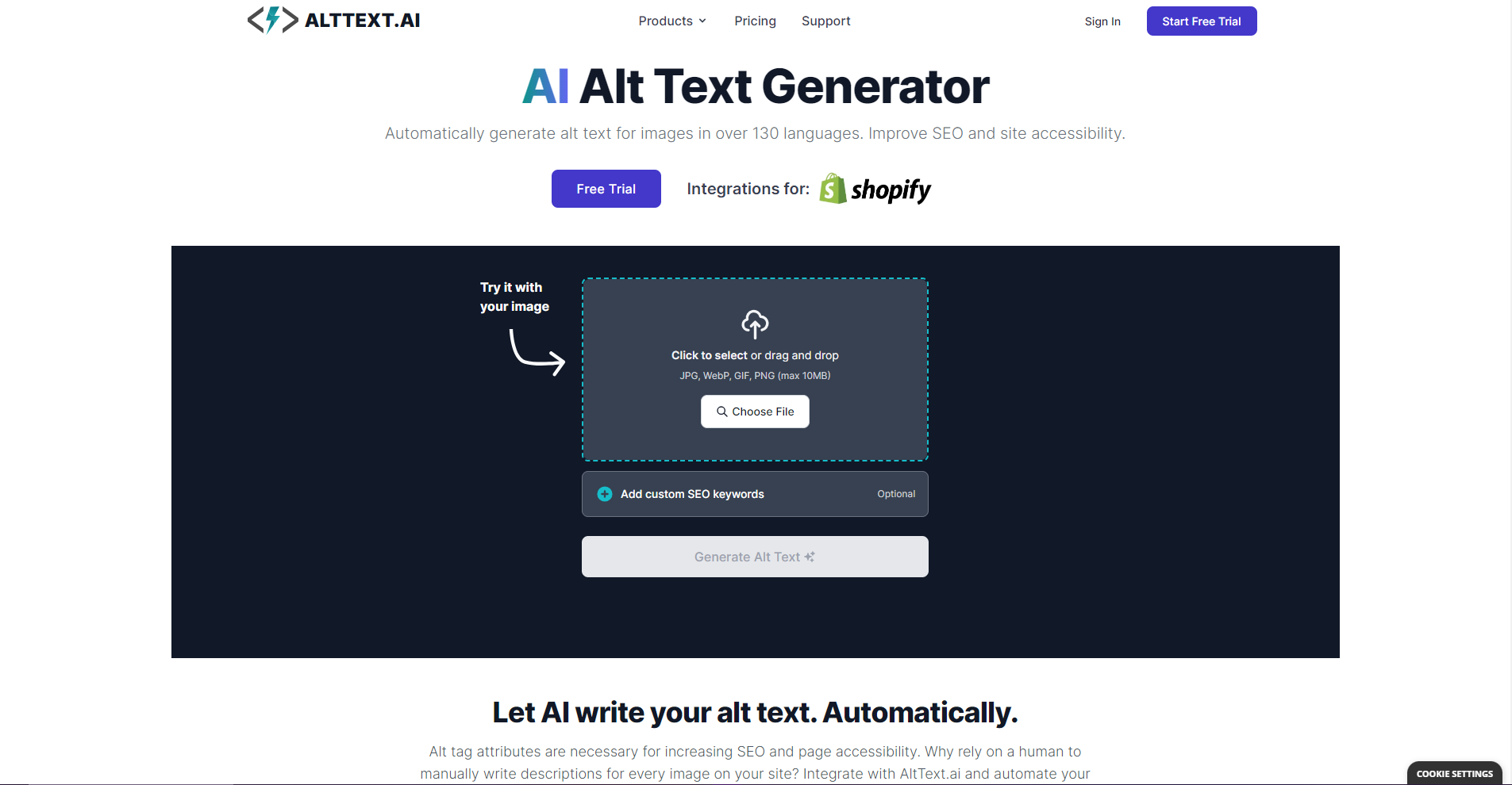 Generate SEO-friendly alt text instantly