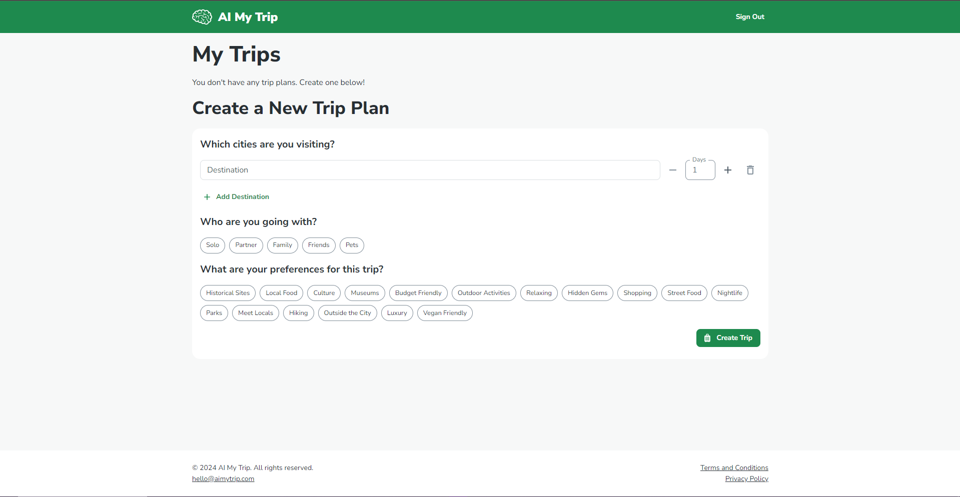 Effortless travel planning for everyone