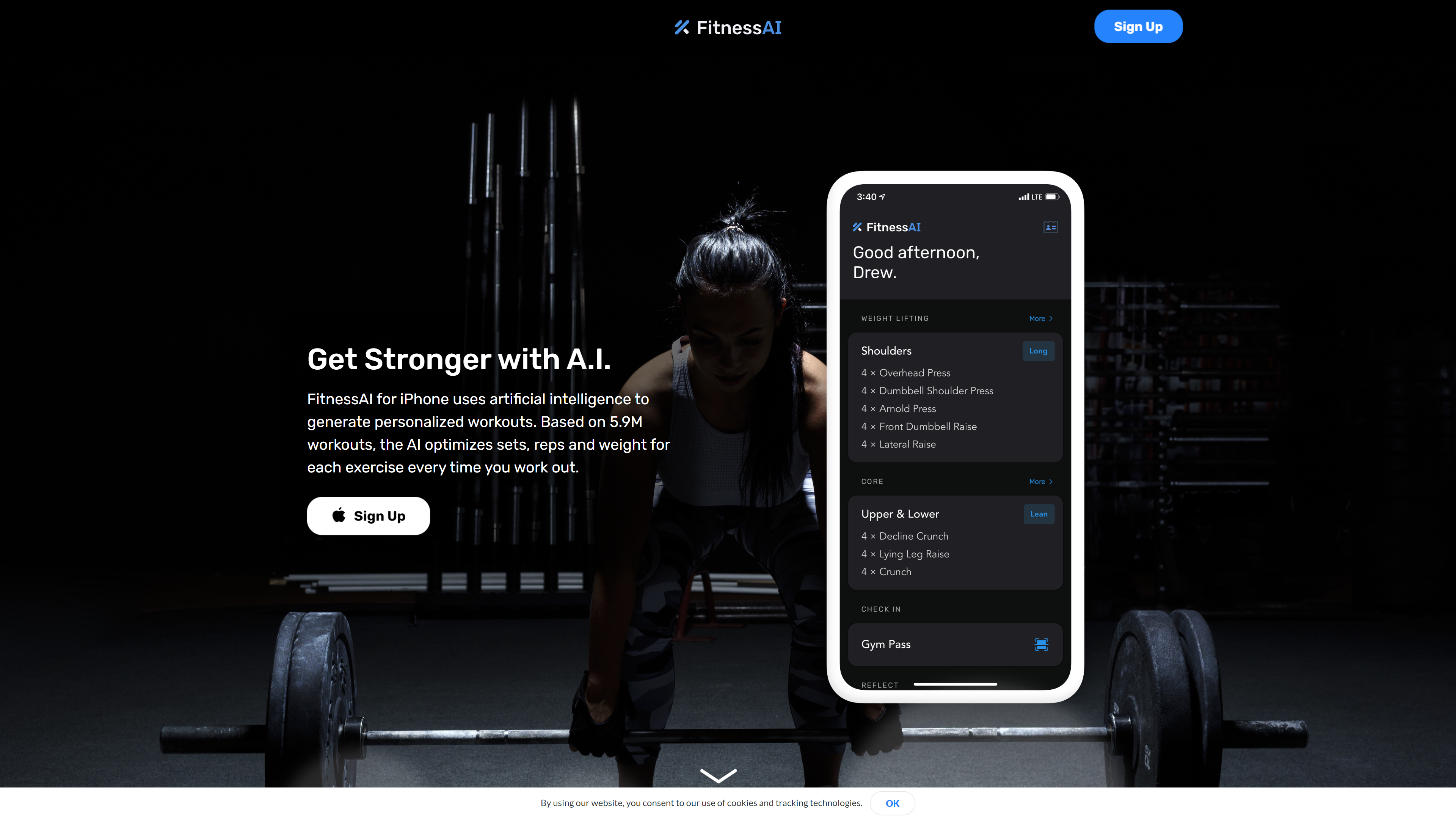 Personalized Workouts Tailored by Data