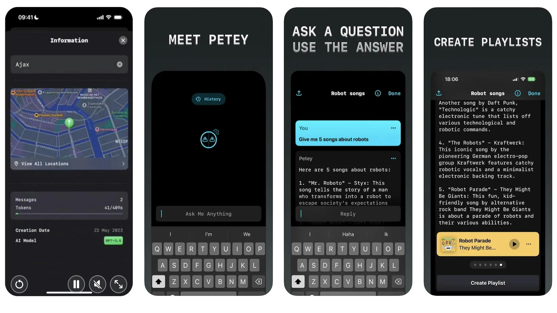 Petey: chat smartly on apple, anytime, anywhere