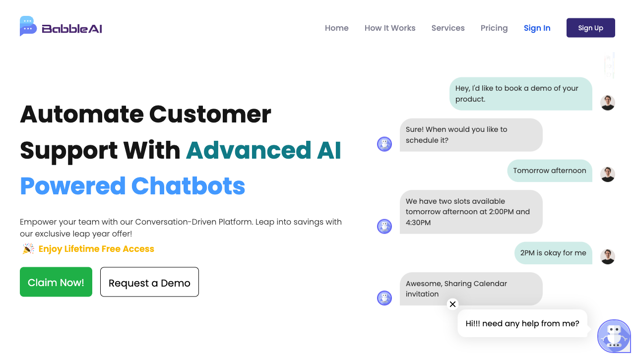 Revolutionize service with AI-powered chatbots