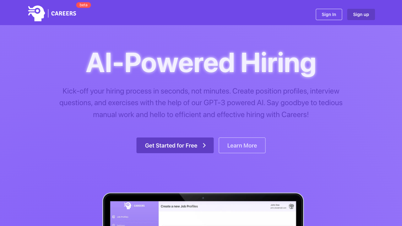 Careers AI: Your Personal Job Search Assistant.