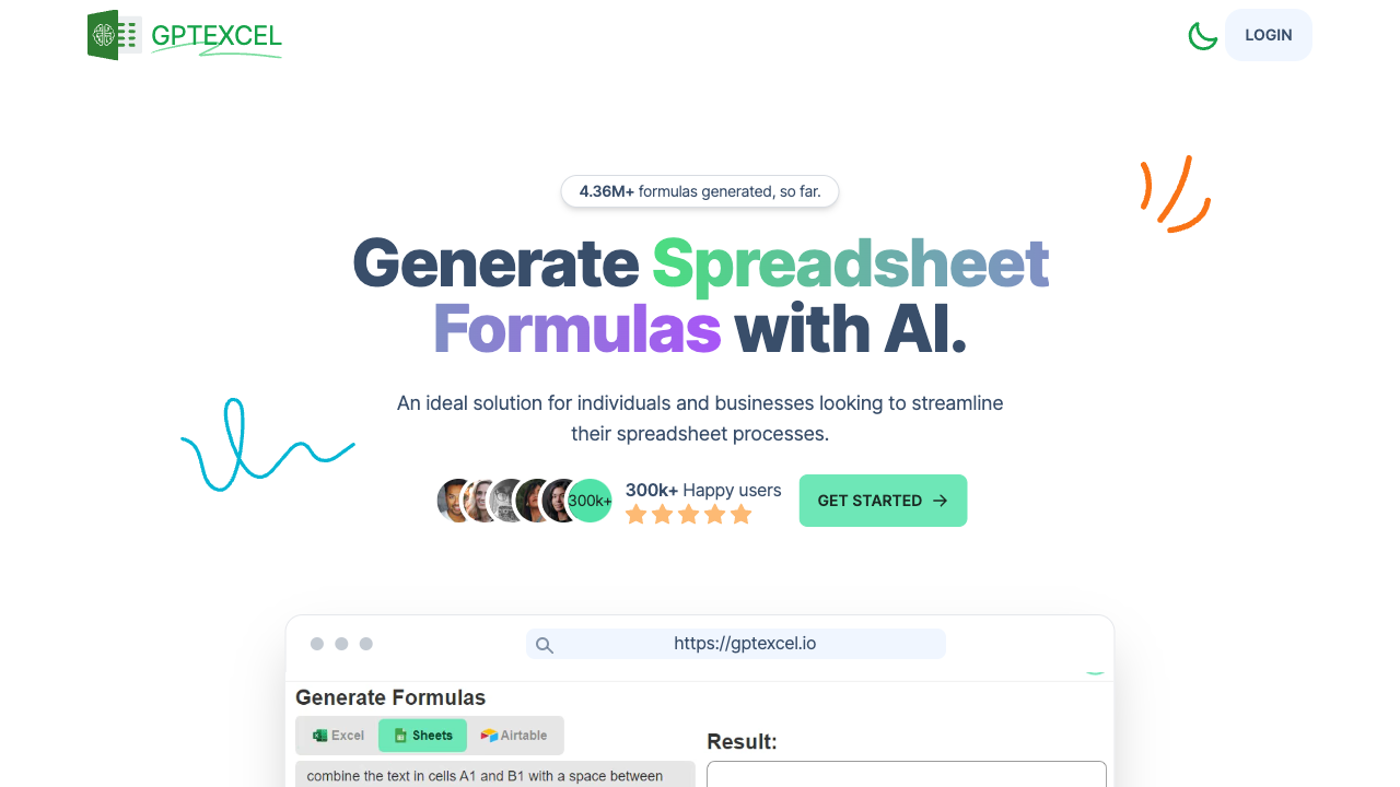 Transform spreadsheets with AI - effortlessly and accurately