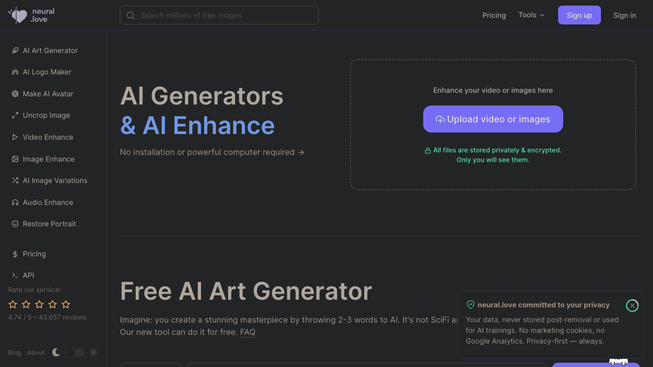 Unleash creativity: AI-powered art & media enhancement