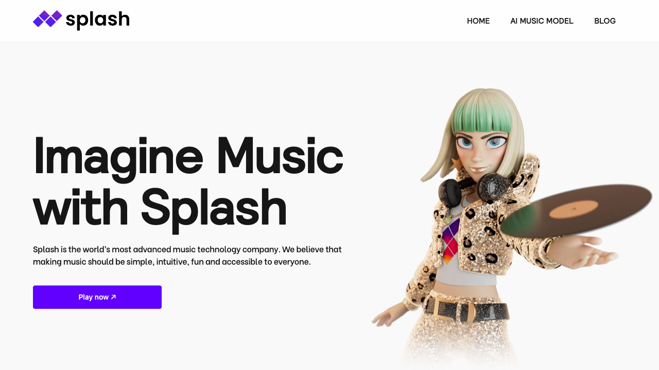 Create your own music with Splash