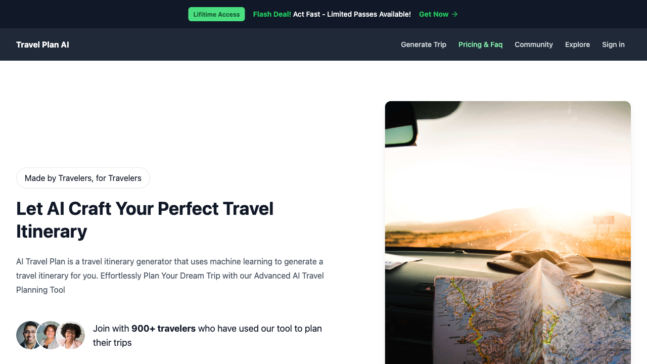 Explore effortlessly: your AI-powered travel genius